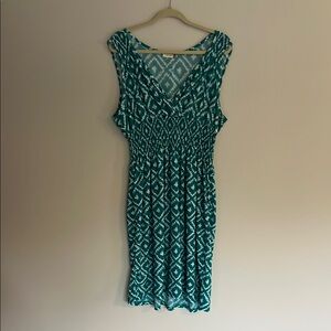 Jon & Anna Blue Pleated Sundress Sleeveless size 3X